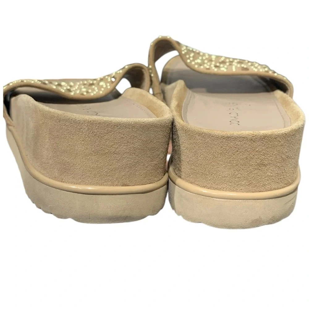Donald J. Pliner‎ Cava Suede Studded Slide SZ 9